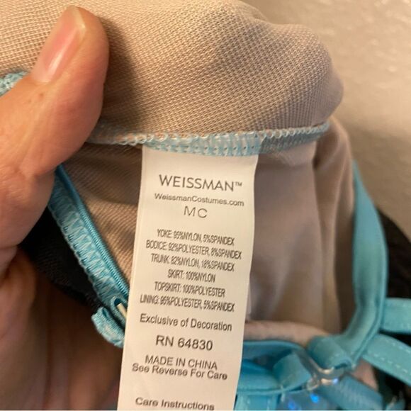 Weissman dance costume light blue sequin tutu Hurricane
12320 Child MC 10/12 - Picture 8 of 9